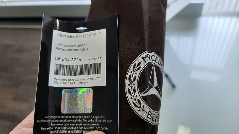 Оригинальный зонт Mercedes новый с бирками 3