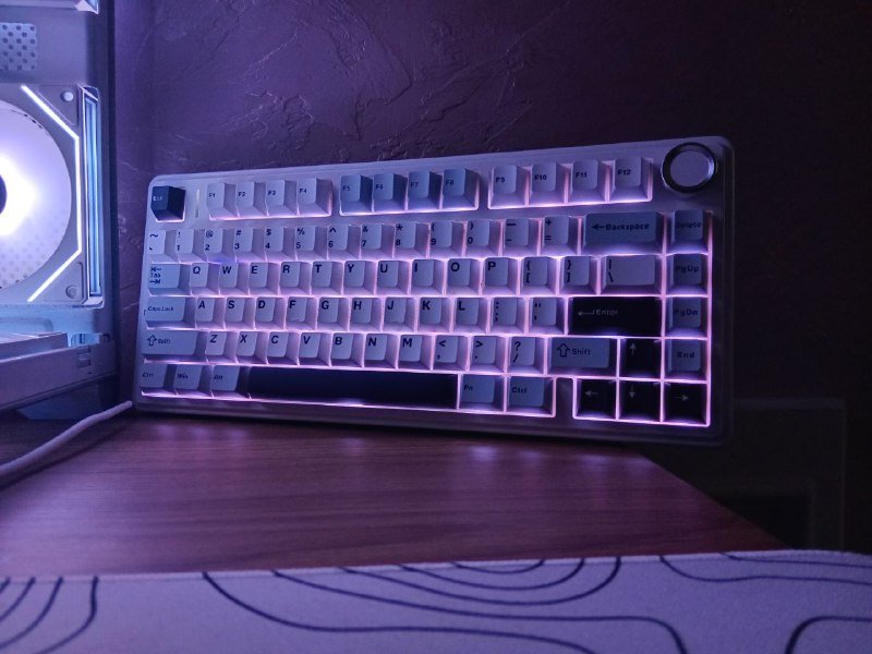 Клавиатура Aula F75 с подсветкой и беспроводной зарядкой 2