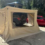 Палатка на крышу, side awning 4