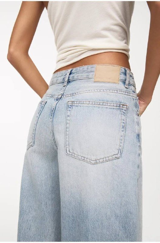 Свитер Mango, Pull&Bear джинсы светлые 7