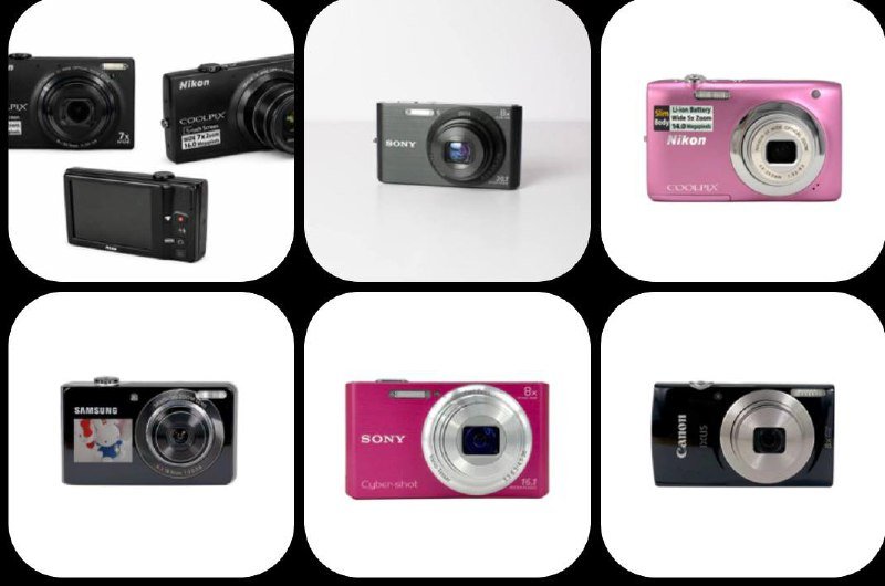 Плёночные и цифровые фотоаппараты Olympus, Canon, Nikon, Sony