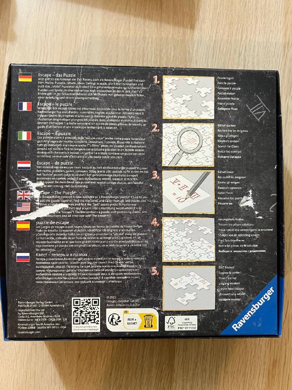 Ravensburger Escape Puzzle 759 деталей 2