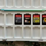 Nintendo Switch V1, games, joystick, case, cartridge box 6