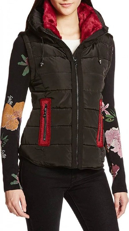 Куртка-жилет с отделкой из искусственного меха Desigual 3