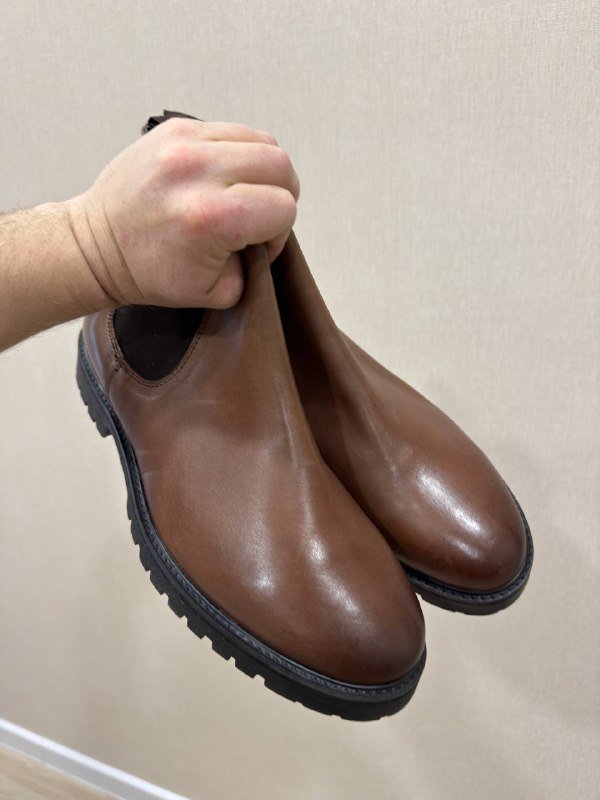 Мужские ботинки из натуральной кожи размер 44 5