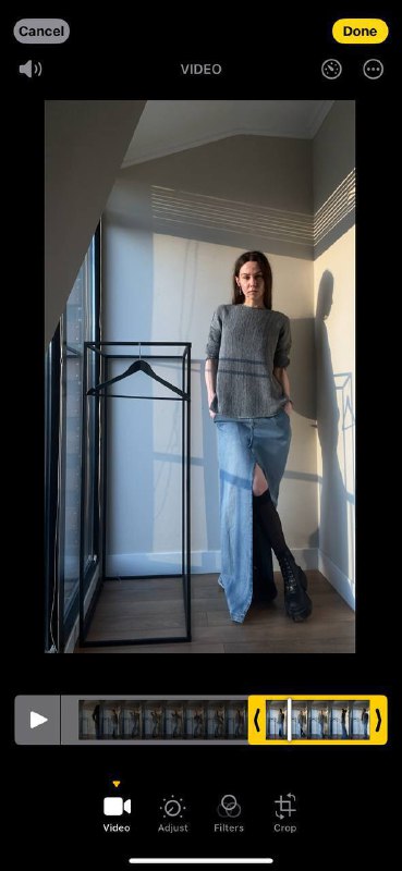 Вязаный свитер handmade, Джинсовая юбка в пол 3