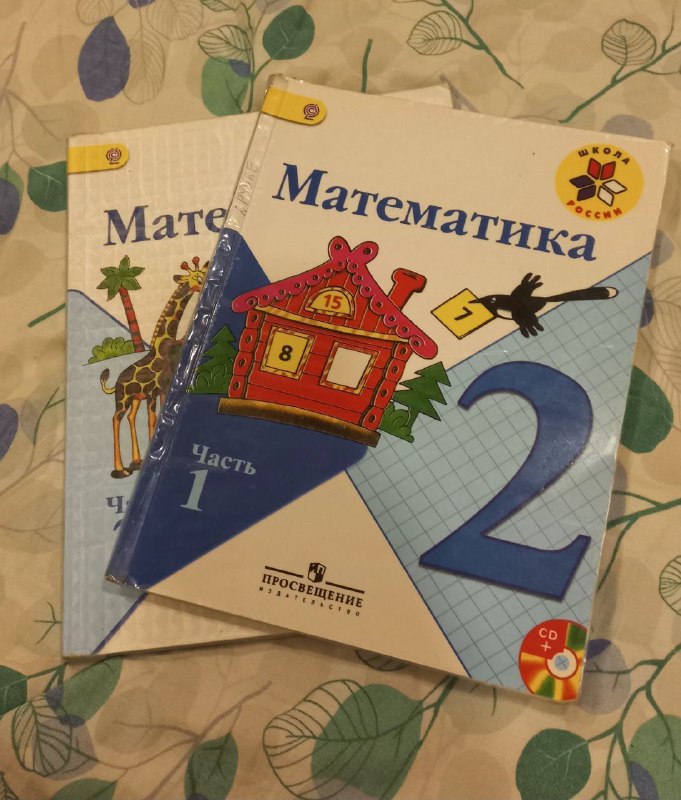 Учебники и тетради по математике и русскому языку 1