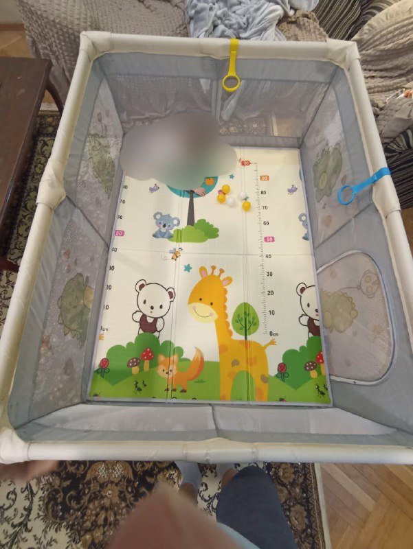 Манеж 120х160х63 с мягким ковриком