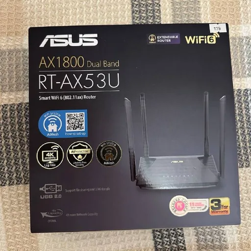 Новый роутер Asus RT-AX53U AX1800 WiFi 6