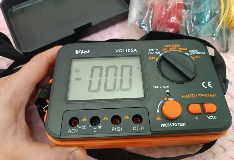 Измеритель сопротивления заземления Vici VC4105A 5