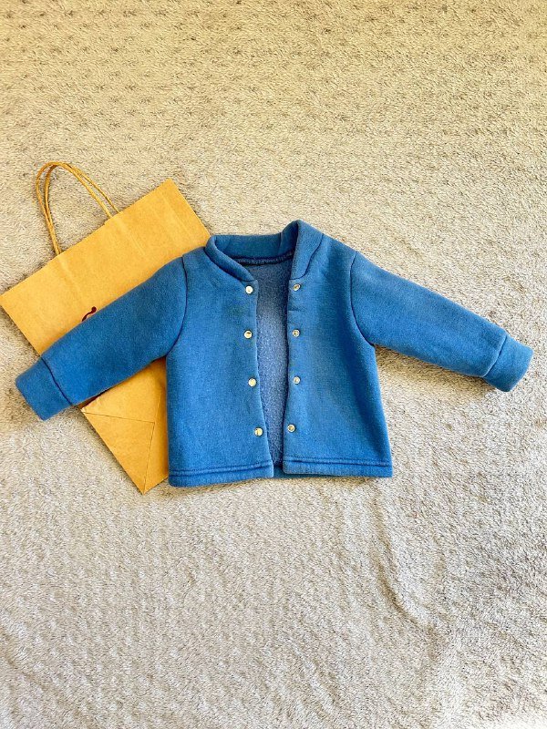 Флисовый бомбер 68-74 2