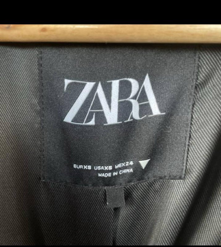 Пальто Zara смесовая шерсть oversize XS 5