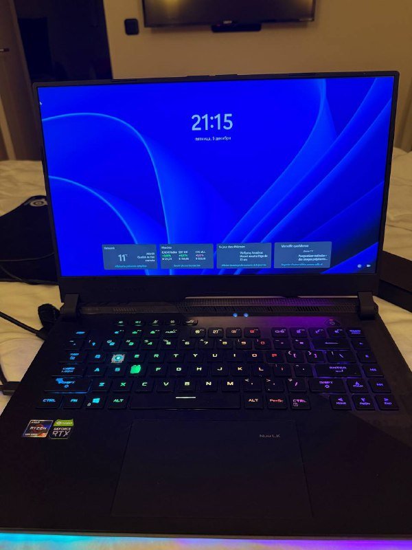 Игровой ноутбук ASUS ROG G533, мышь SteelSeries 3