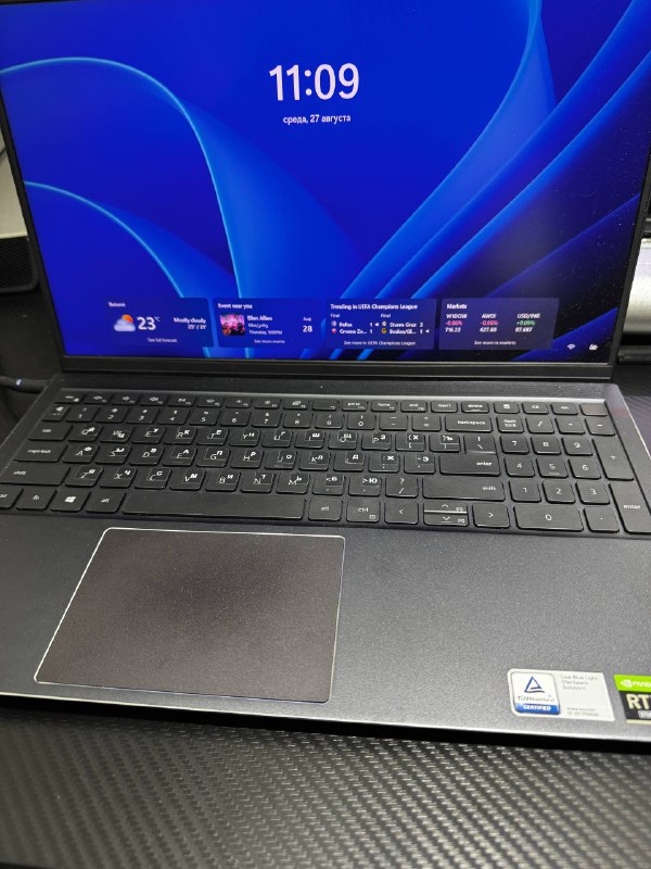 Ноутбук Dell с 16 ГБ памяти и RTX 3050