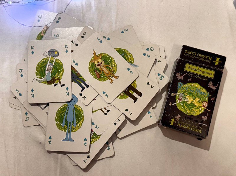 Игральные карты Рик и Морти