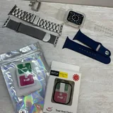 Apple Watch 10 46мм с оригинальным и дополнительными ремешками 3