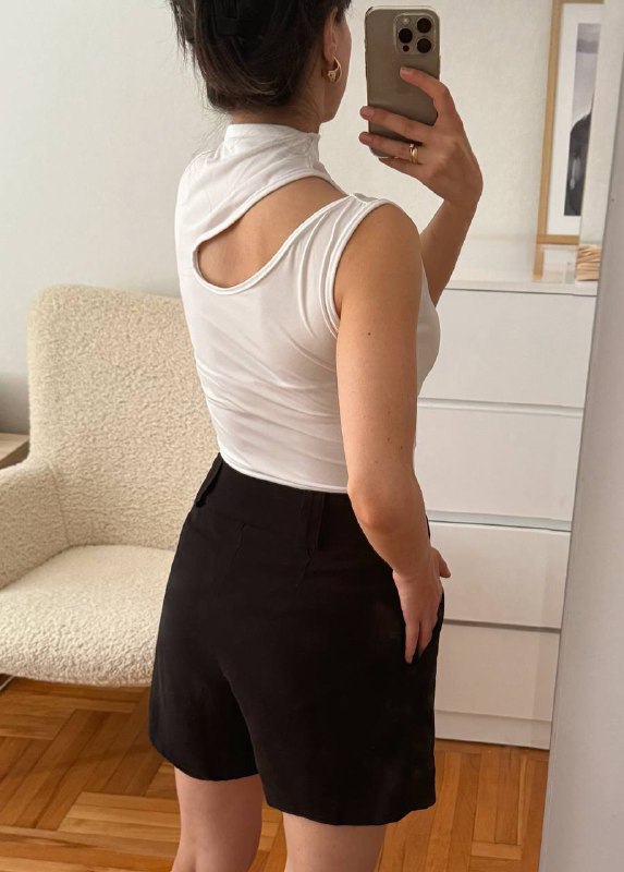 Белое женское боди Made in Italy 2