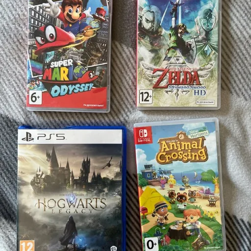 Игры Nintendo Switch, PS5, игровые диски