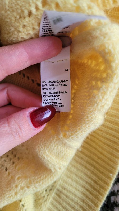 Тёплый жёлтый свитер женский S/M 3