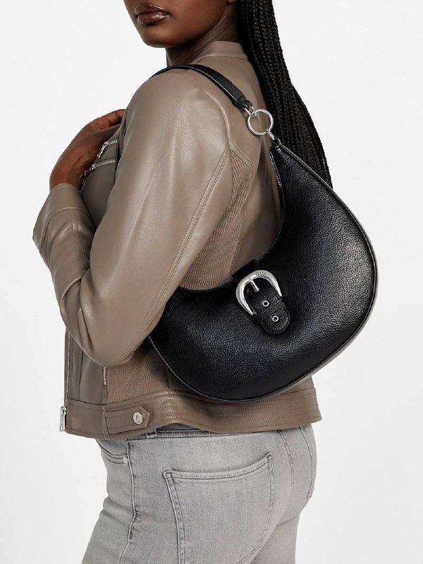 сумка Guess Kaline Shoulder Bag черная medium 3