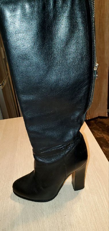 Кожаные сапоги 36 размер 2