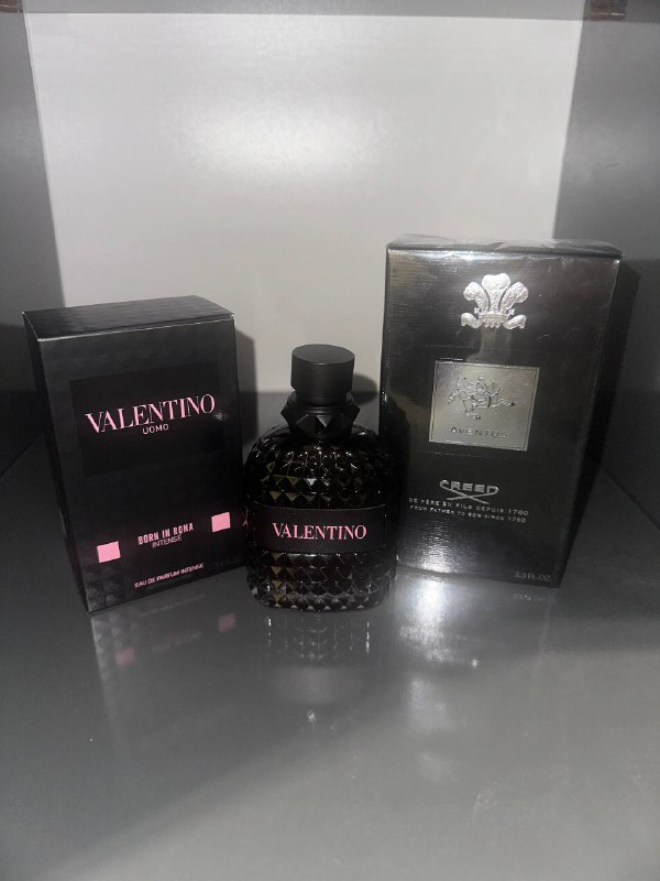 Духи Valentino Uomo Born in roma intense, Creed Aventus