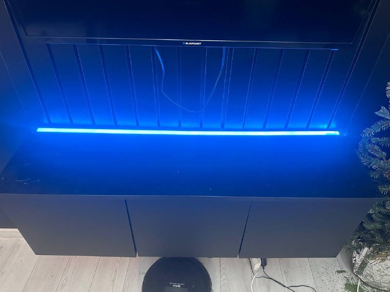 Линейный светильник с пультом 120см