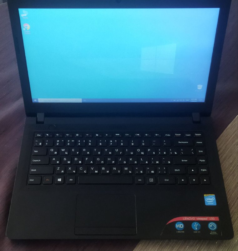 Ноутбук Lenovo Ideapad 100 для работы 4