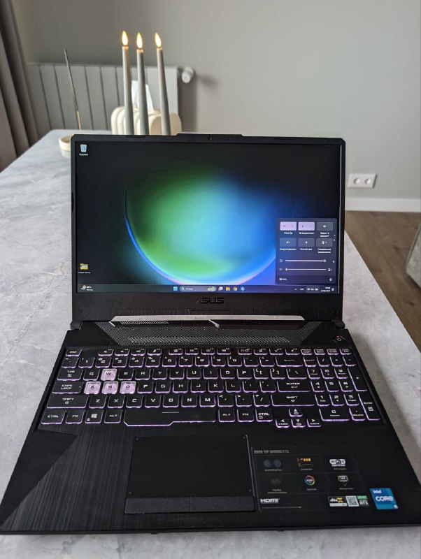 Ноутбук Asus TUF Gaming F15 FX506HE