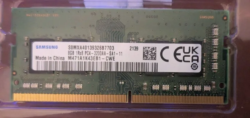Оперативная память Samsung 8 GB DDR4 1