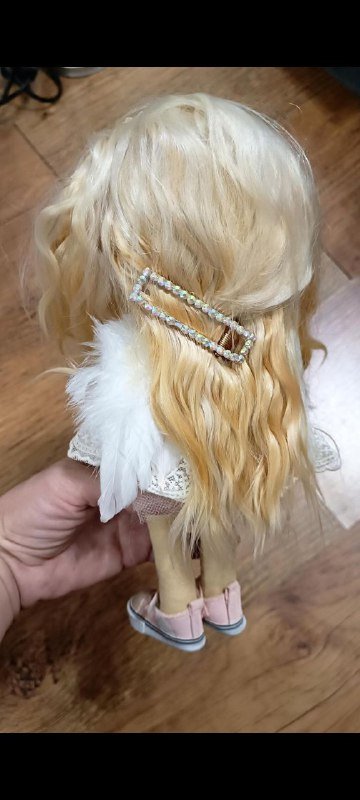 Куколки ручной работы 26см натуральные волосы 4