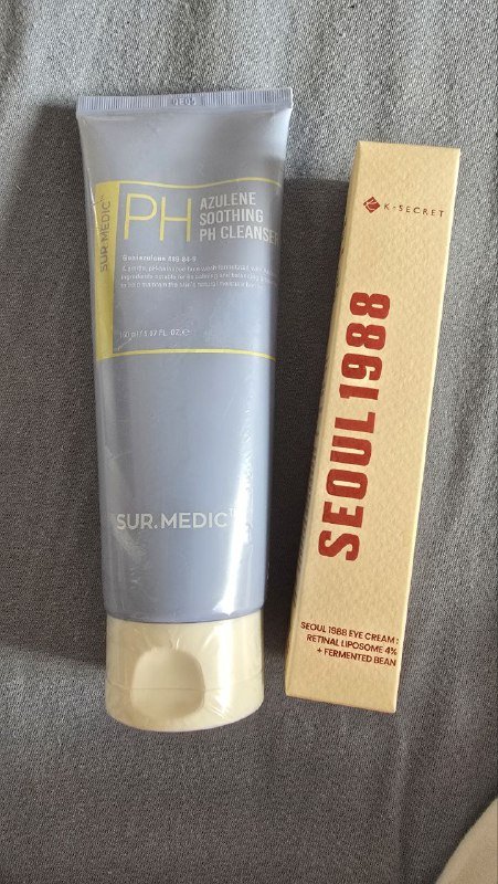 SUR.MEDIC Azulene pH Cleanser, K-Secret Seoul 1988 Eye Cream