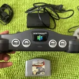 Nintendo 64, джойстик, картридж, блок питания 2