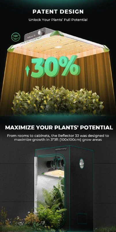 Mars hydro r33 ReflectorRP2000 светильник для растений 3