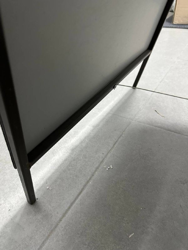 Штендер металлический с пластиковыми панелями 3