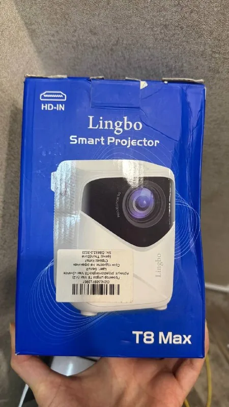 Проектор Lingbo T8 Max, экран 1