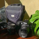 Canon EOS 250D, объектив 50mm, ремешок, кейс 1