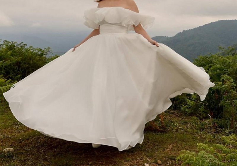 Свадебное платье размер 48 после химчистки 3