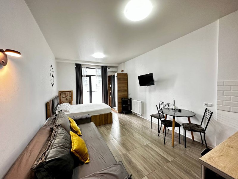 Студия, 40 кв м, 21 этаж, Пиросмани 17 2