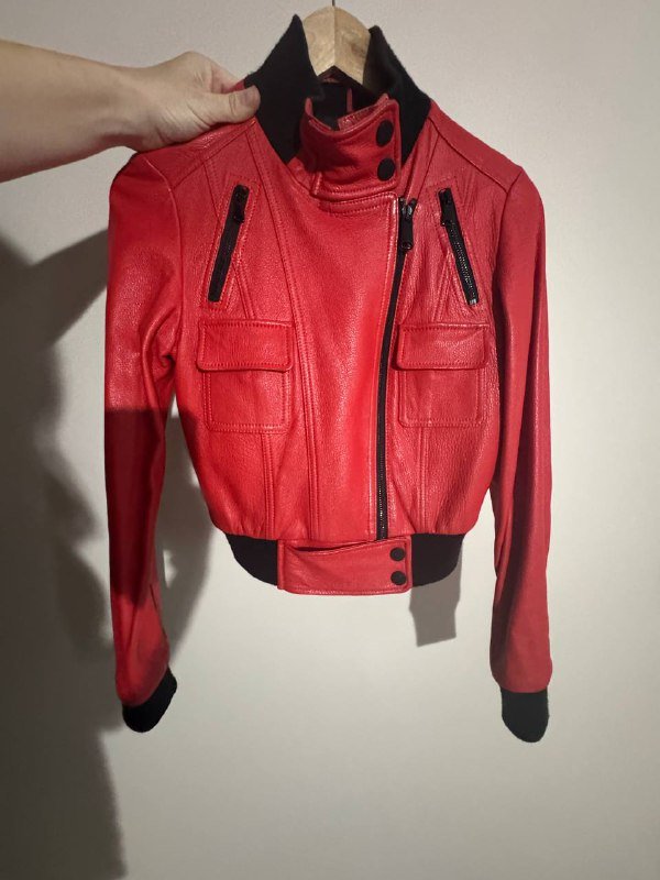 Любимая кожаная куртка Интерфино XS-S