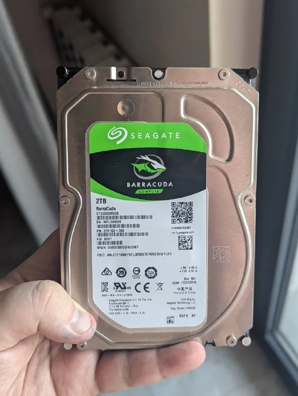 Seagate BarraCuda 2TB жесткий диск