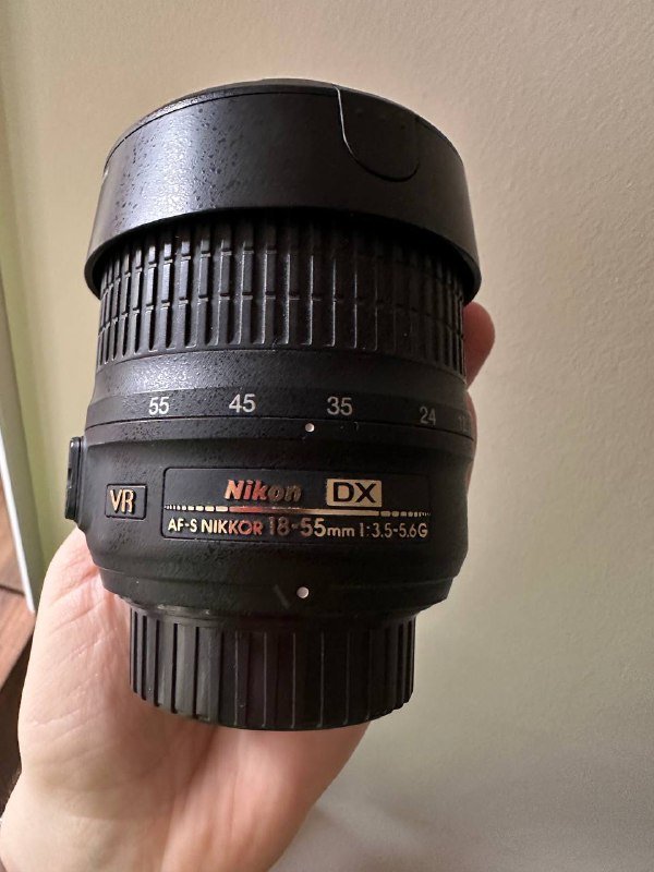 Объектив Nikon 18-55 mm и Samyang Fish-Eye 8 mm 3