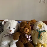Мягкие игрушки, медведь, заяц, цыпленок 1