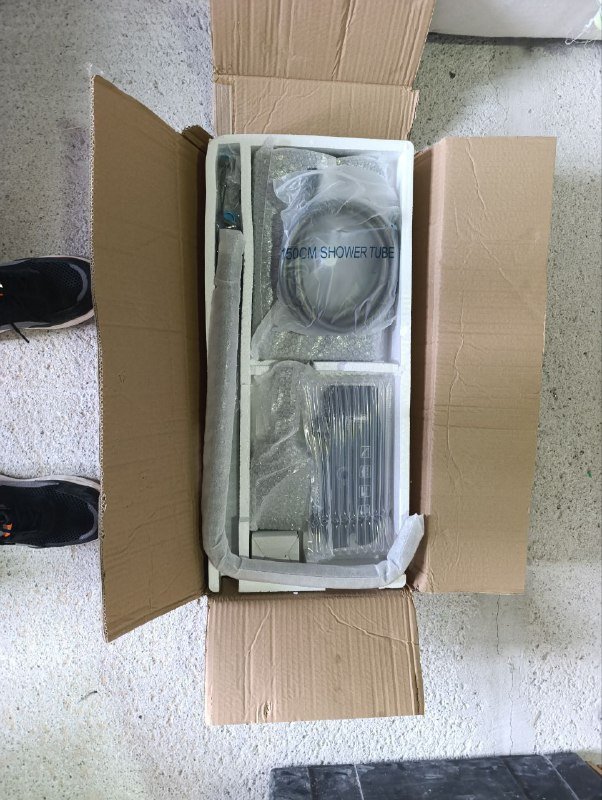 Смеситель в душевую ванну с набором леек 3