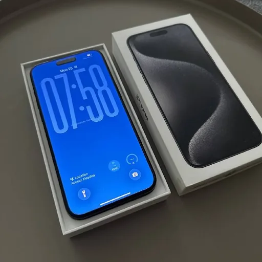 iPhone 15 Pro Max Black Titanium 256GB