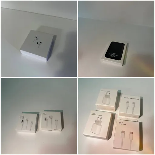 AirPods Pro 2, EarPods, зарядка, MagSafe картхолдер