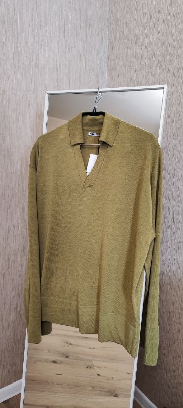 Поло с длинными рукавами ZARA размер M
