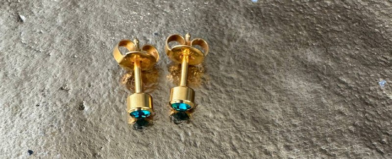 Серьги нежные гвоздики, кольцо, пуссеты 5
