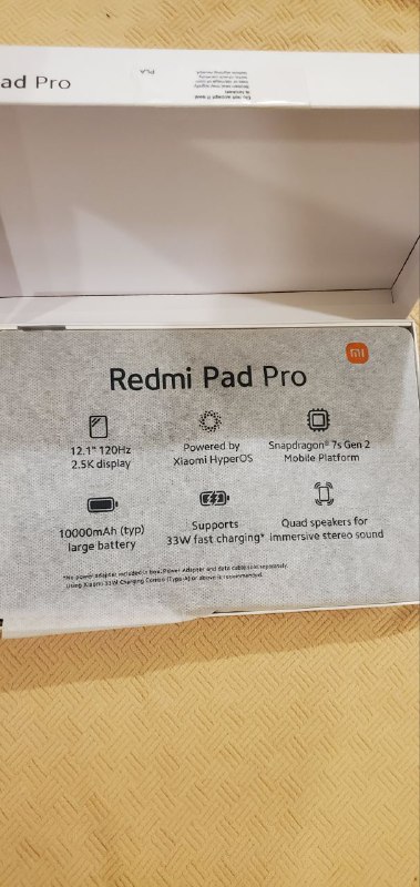 Планшет Redmi Pad Pro 6GB RAM 128GB ROM Ocean Blue