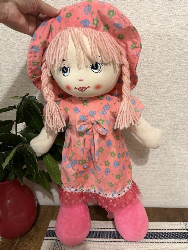 Мягкая кукла большая около 60 см 4